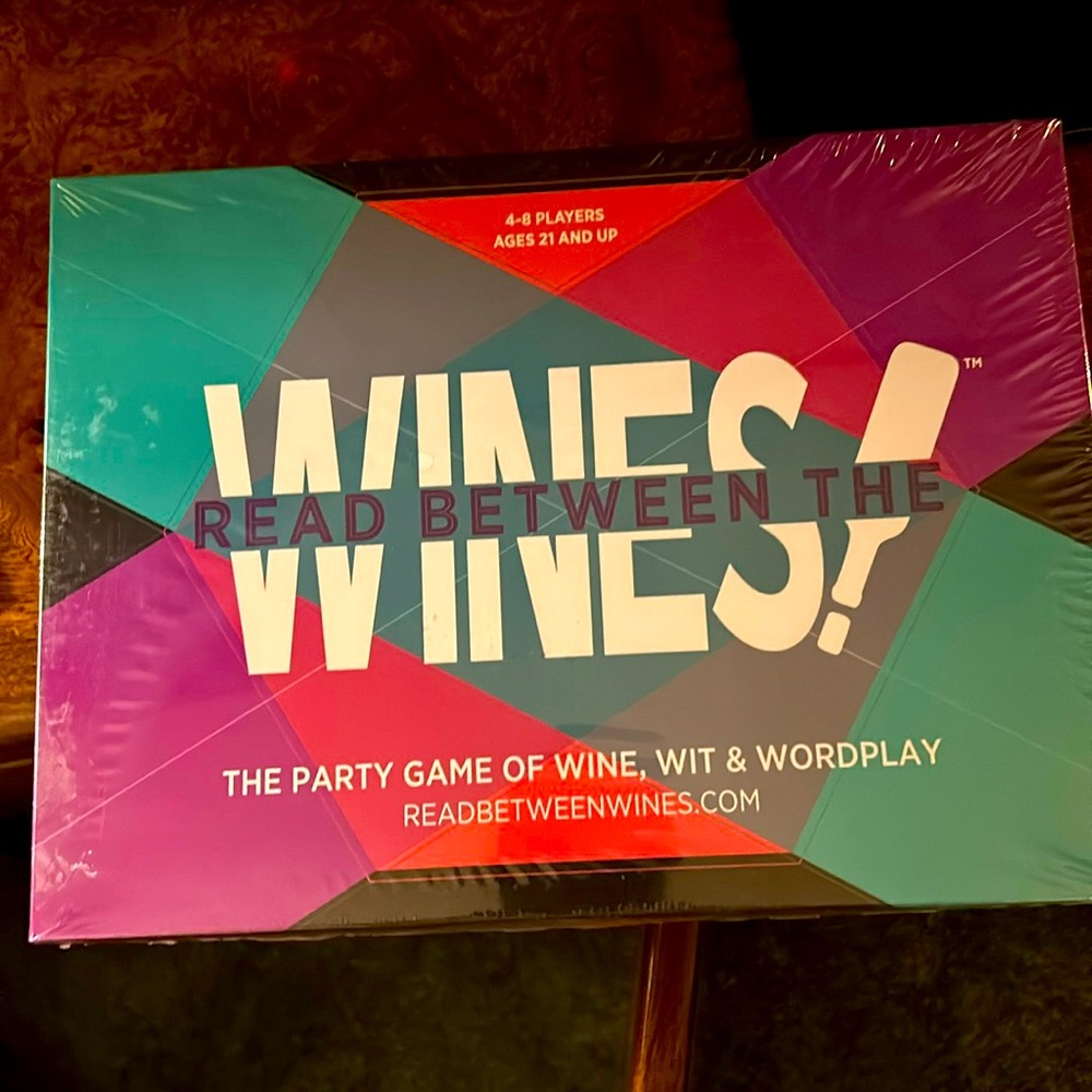 NWT Wine tasting game for 4 to 8 players, great gift, or girls or game night fun